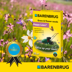 Amestec de seminte de gazon si seminte de flori Barenbrug , Happy Lawn 500g
