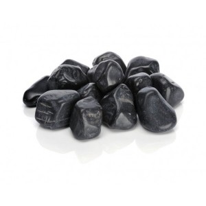 Set pietricele decorative din marmura Biorb, negre