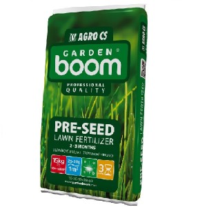 Ingrasamant pentru gazon Garden Boom Pre Seed, 15 kg